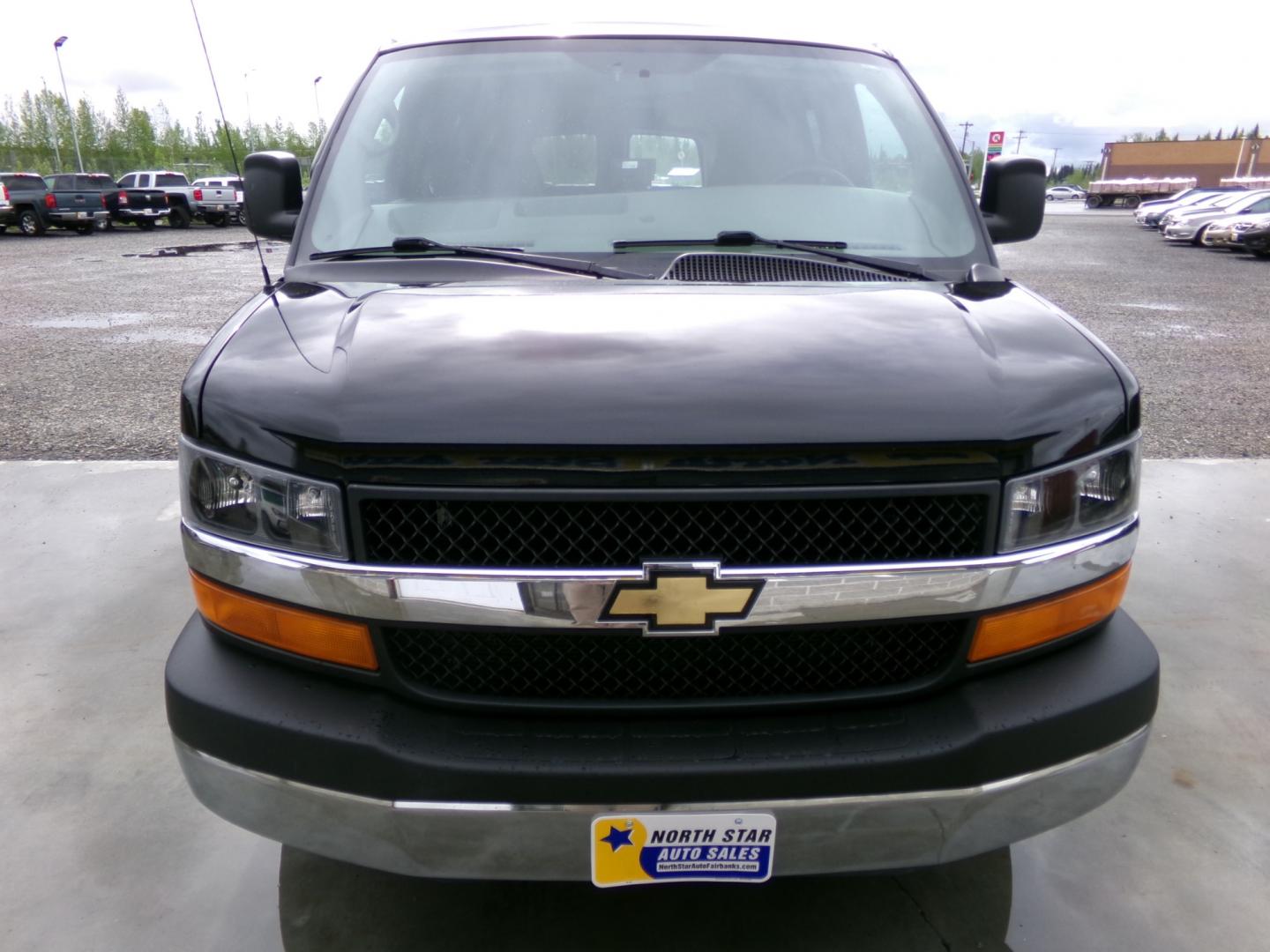 2013 Black Chevrolet Express LT 1500 AWD (1GNSHCF45D1) with an 5.3L V8 OHV 16V engine, 6-Speed Automatic transmission, located at 2630 Philips Field Rd., Fairbanks, AK, 99709, (907) 458-0593, 64.848068, -147.780609 - Photo#1